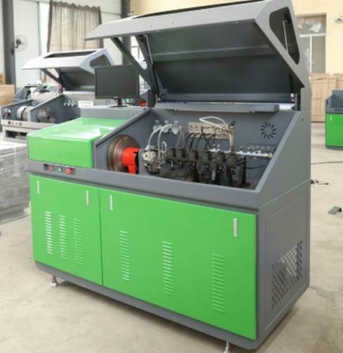 Euro III, Euro IV, EuroV injectors and high-pressure pump Test Benches