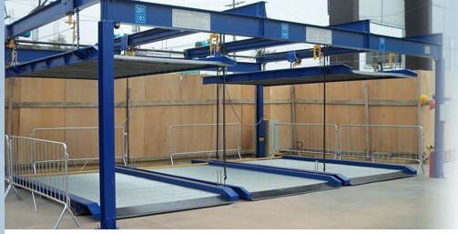 Lift and transferring garage