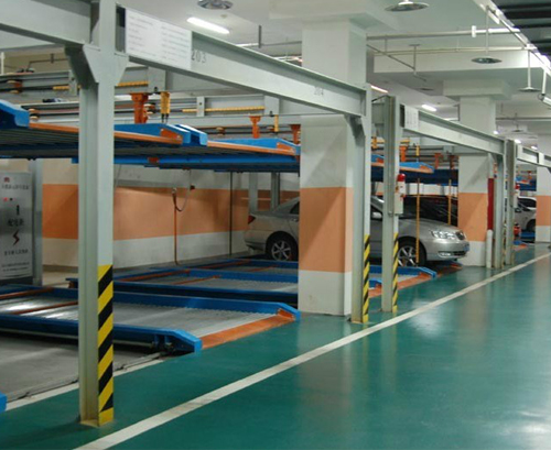 Lift and transferring garage