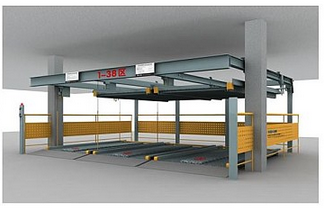 Lift and transferring garage
